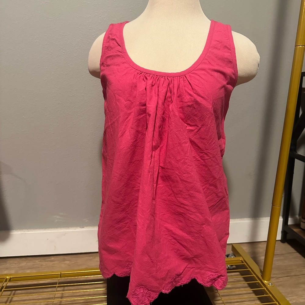 Anthropologie Fuchsia Tank Top